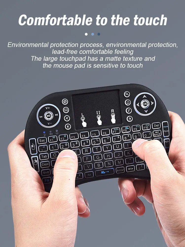 Mini teclado y mouse inalambrico 2.4g versión baterías AA - Imagen 4